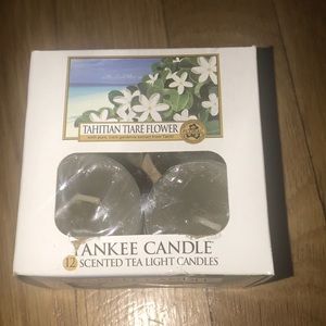 Tahitian tiare flower tea lights